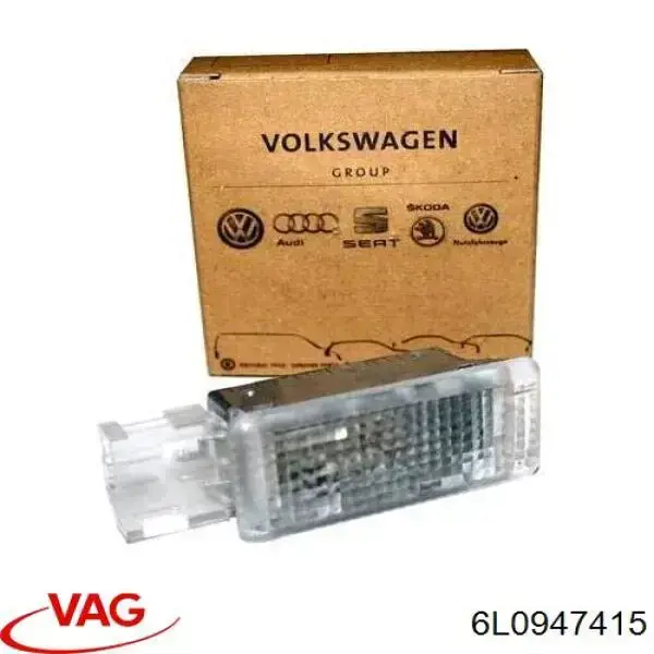 Lámpara, luz del maletero para Volkswagen Caddy (2KA)