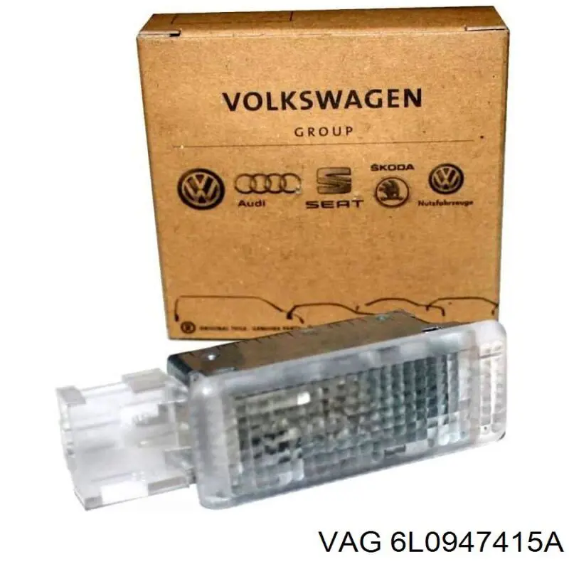 6L0947415A VAG Lámpara de cortesía de puerta
