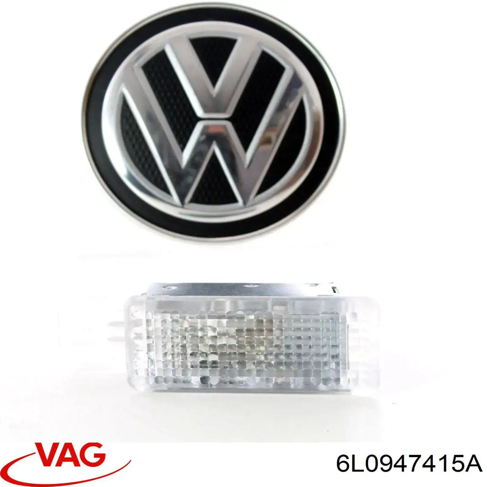Lámpara de cortesía de puerta VAG 6L0947415A