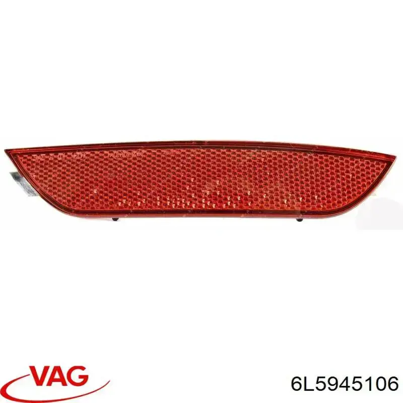 Deflector parachoques trasero derecho VAG 6L5945106 precio, desde 34,88 EUR