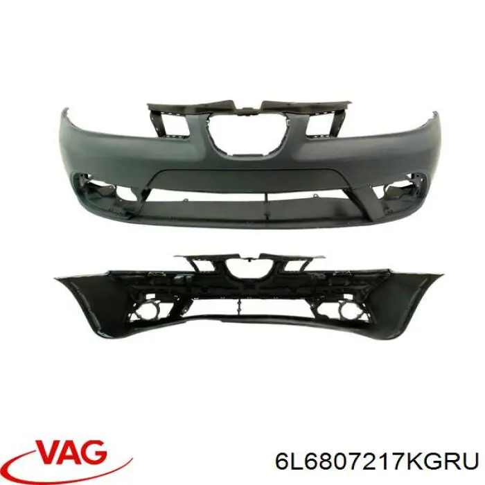 6L6807217KGRU VAG Paragolpes delantero