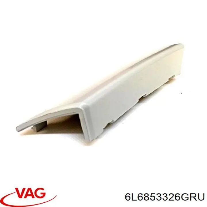 6L6853326GRU VAG Cobertura de parachoques, enganche de remolque, delantera 