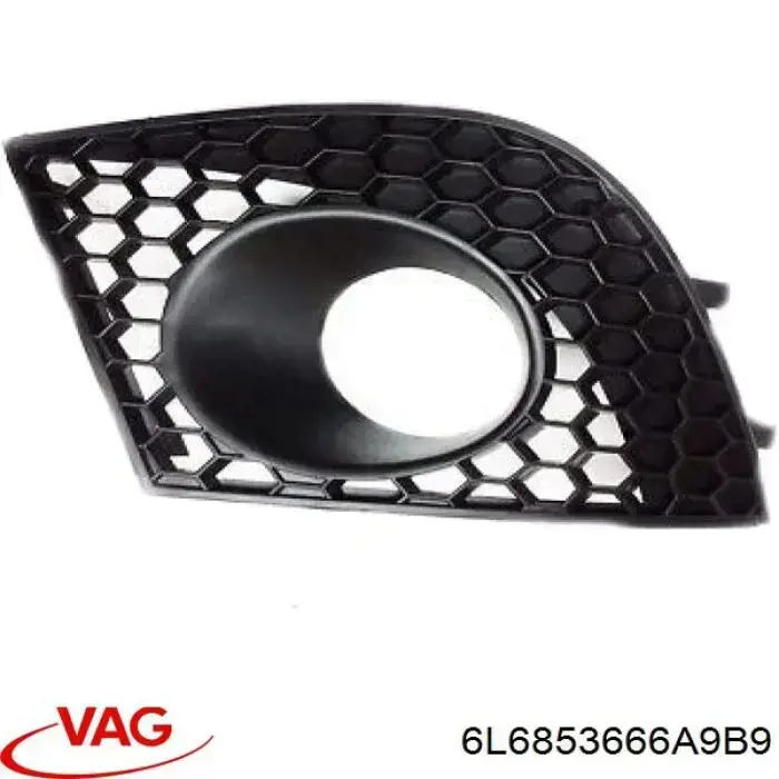 Tapa de rejilla de faro antiniebla delantero derecho VAG 6L6853666A9B9 precio, desde 34,85 EUR