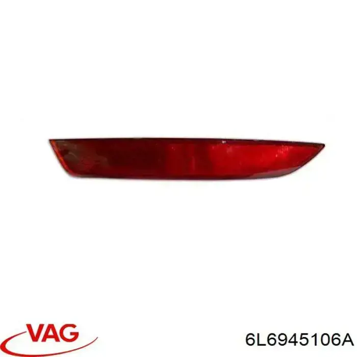 Deflector parachoques trasero derecho VAG 6L6945106A precio, desde 20,95 EUR