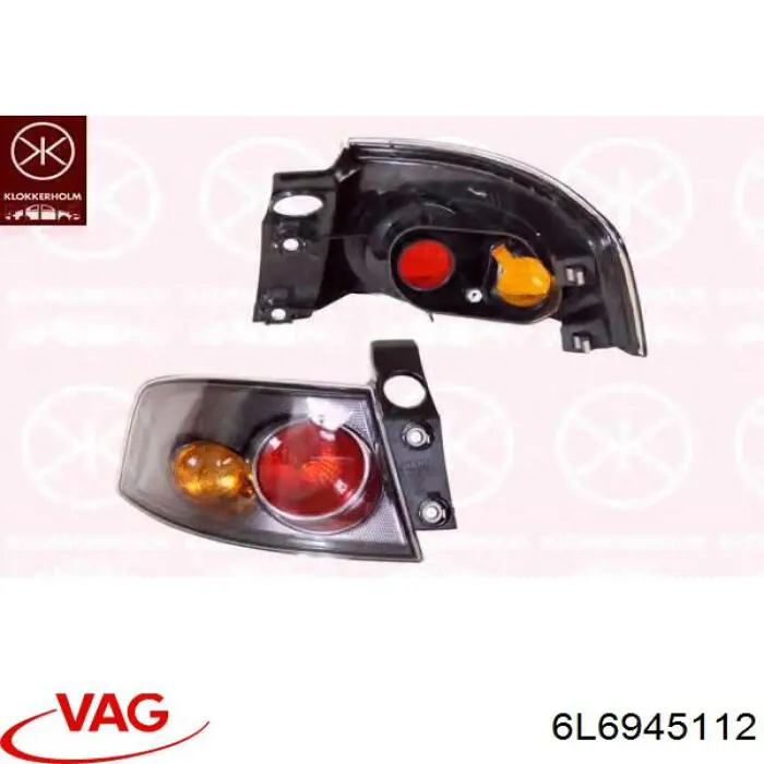 6L6945112 VAG Piloto trasero exterior derecho