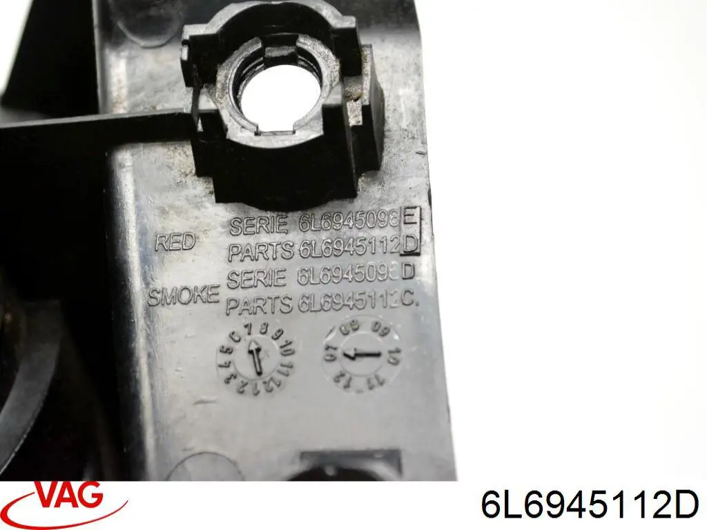 6L6945112D VAG Piloto trasero exterior derecho