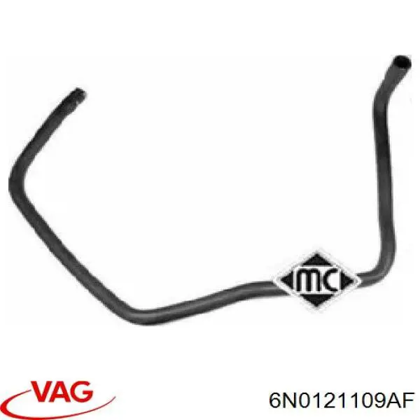 Comprar 6N0121109AF VAG Manguera inferior del radiador