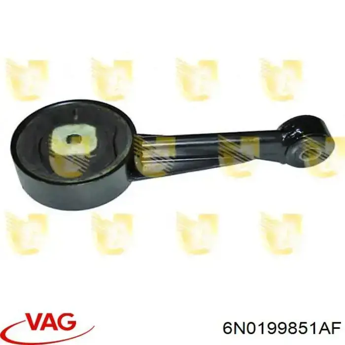 6N0199851AF VAG soporte de motor trasero