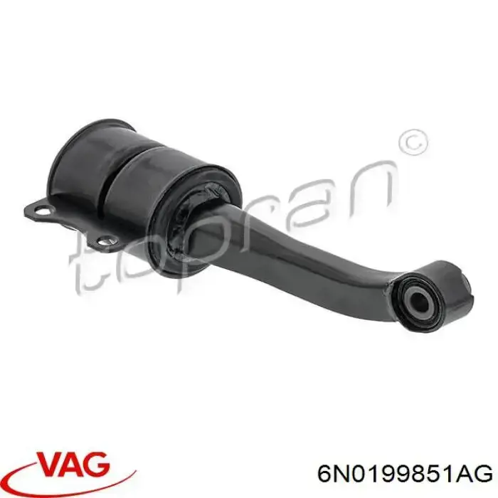 6N0199851AG VAG soporte de motor trasero