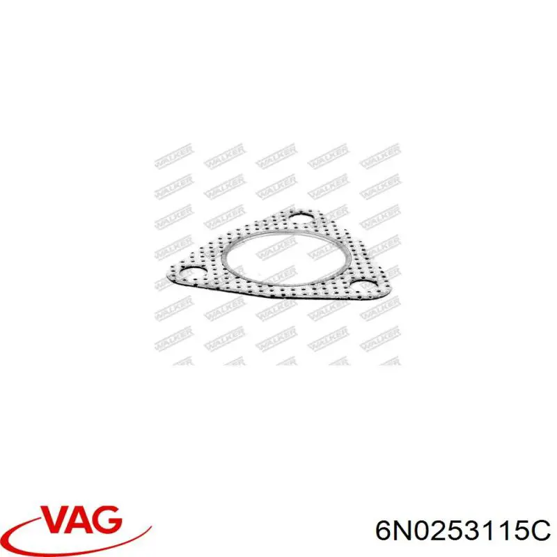 Junta de tubo de escape silenciador VAG 6N0253115C