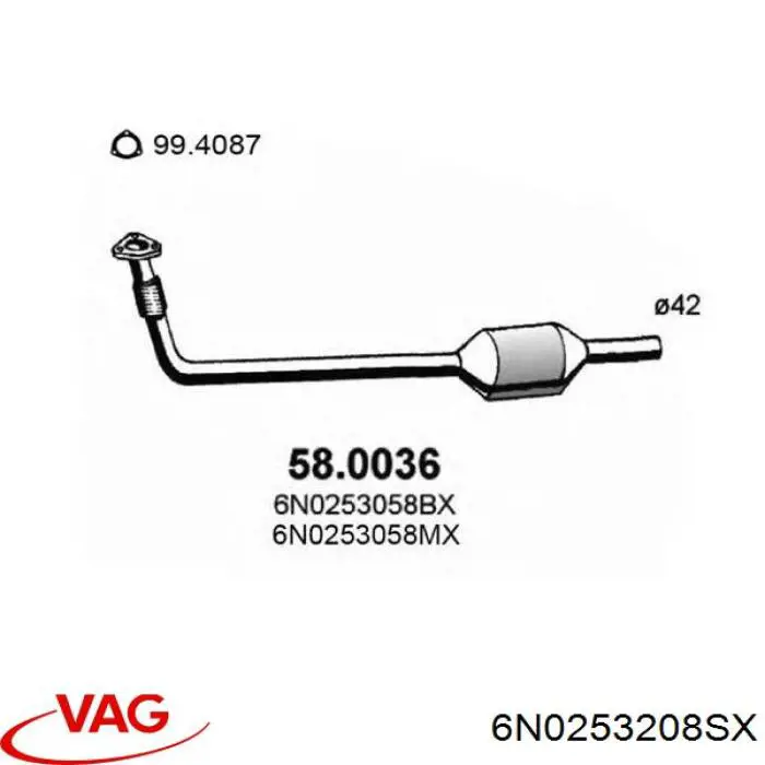 6N0253208SX VAG