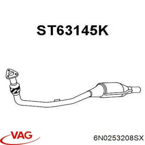 Catalizador VAG 6N0253208DX precio, desde 159,19 EUR