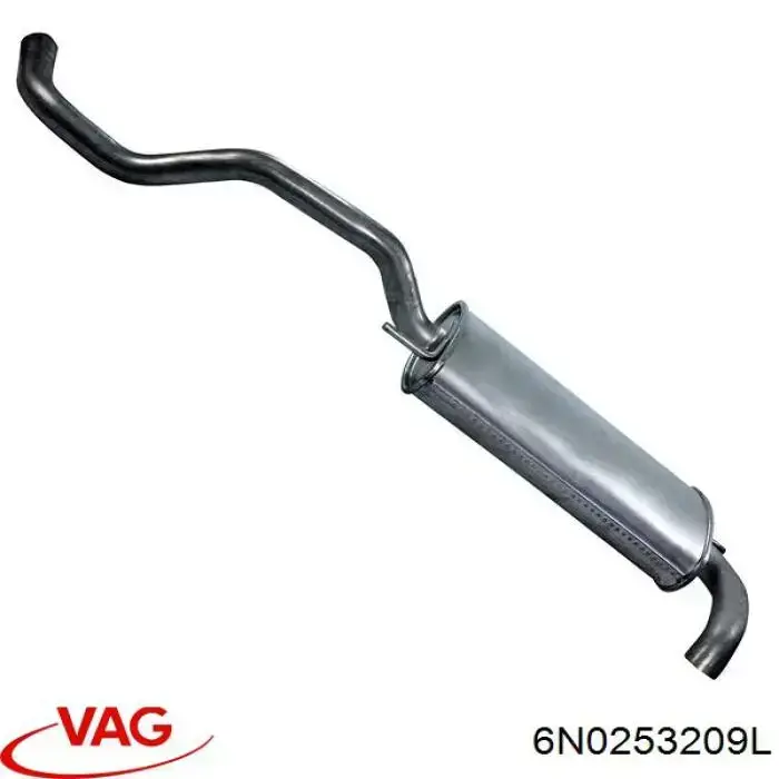 6N0253209L VAG Silenciador central