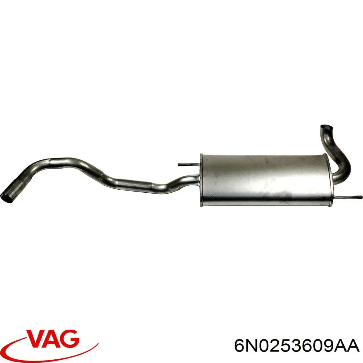 Silenciador trasero 6N0253609A VAG
