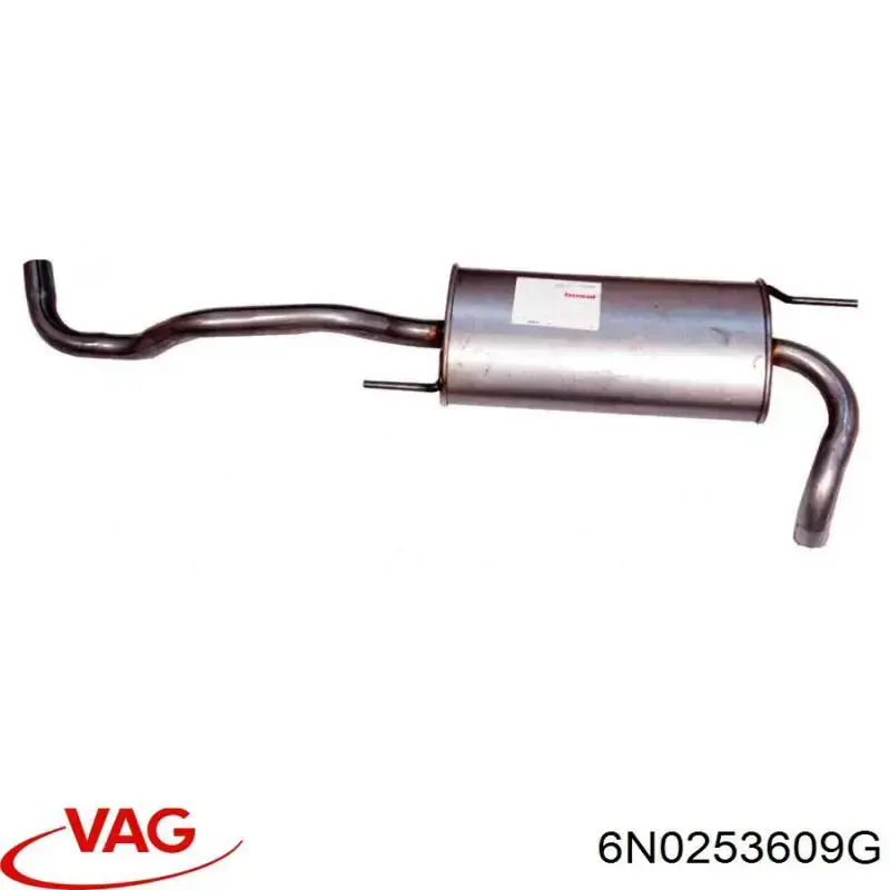 Comprar 6N0253609G VAG Silenciador trasero