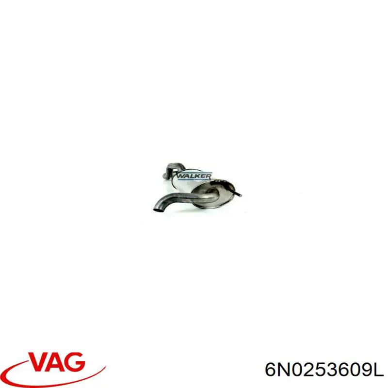 Silenciador trasero VAG 6N0253609L precio, desde 84,62 EUR