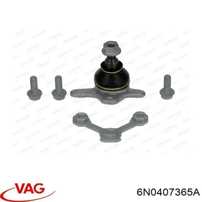 Cojinete de bola inferior derecho VAG 6N0407365A