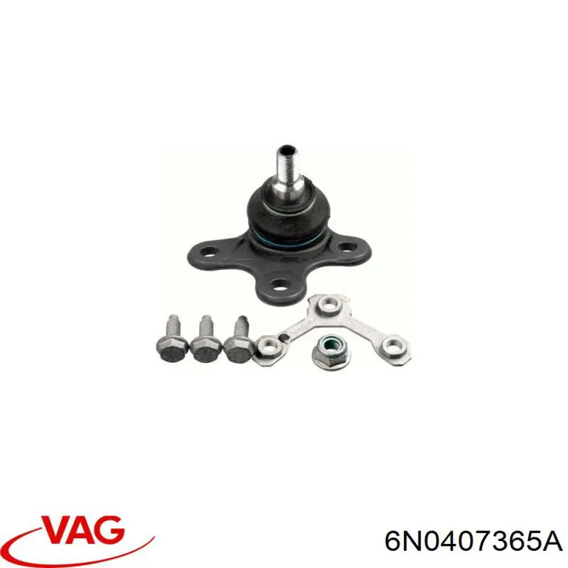 Rótula de suspensión inferior derecha VAG 6N0407365A precio, desde 11,89 EUR