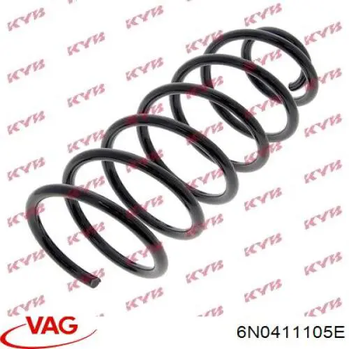 Muelle delantero VAG 6N0411105E precio, desde 27,56 EUR