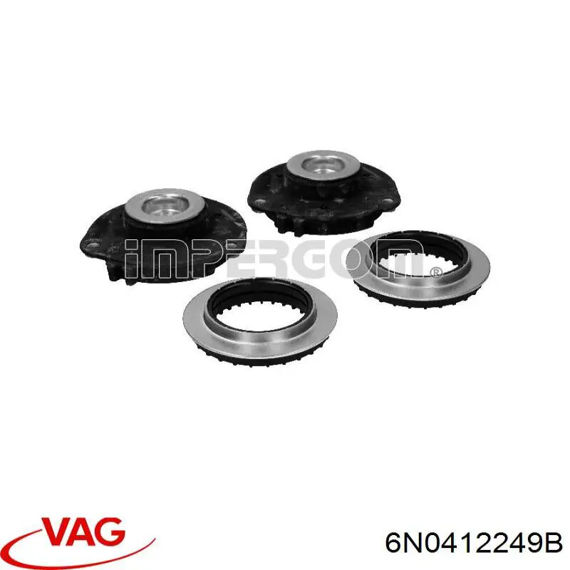 Comprar 6N0412249B VAG Rodamiento de soporte del amortiguador delantero