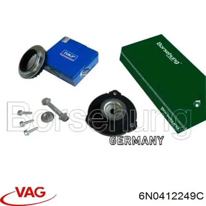 Comprar 6N0412249C VAG Rodamiento de soporte del amortiguador delantero