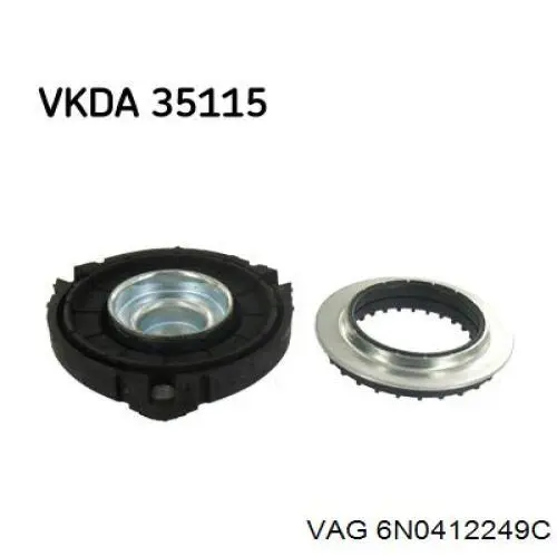 6N0412249C VAG Rodamiento, copela amortiguador delantero