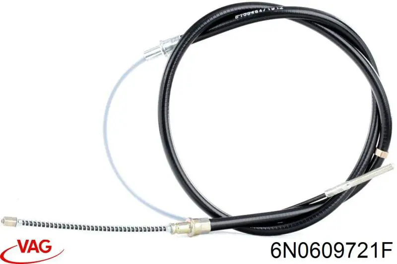 Comprar 6N0609721F VAG Cable de freno de mano trasero derecho/izquierdo