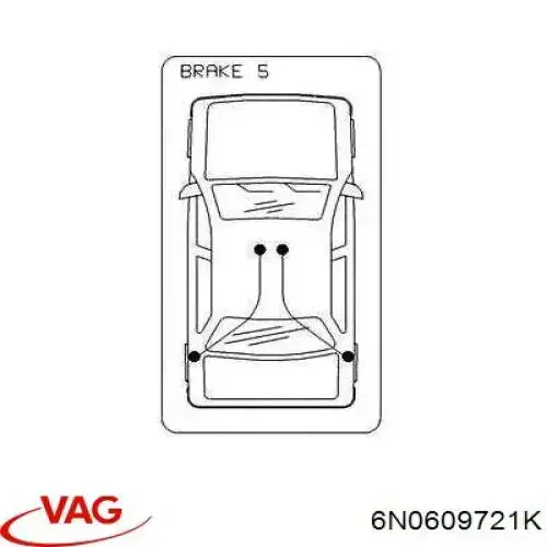 Cable de freno de mano trasero derecho/izquierdo Beca Cables 707010