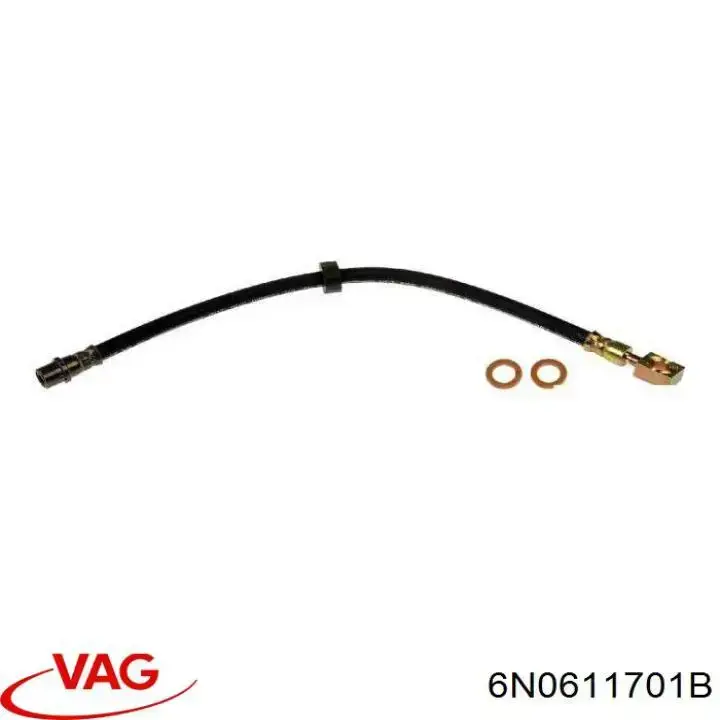 Comprar 6N0611701B VAG Latiguillos de freno delantero