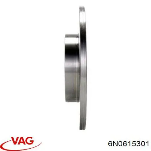 Disco de freno delantero VAG 6N0615301