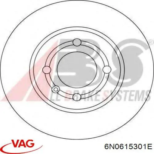 6N0615301E VAG Discos