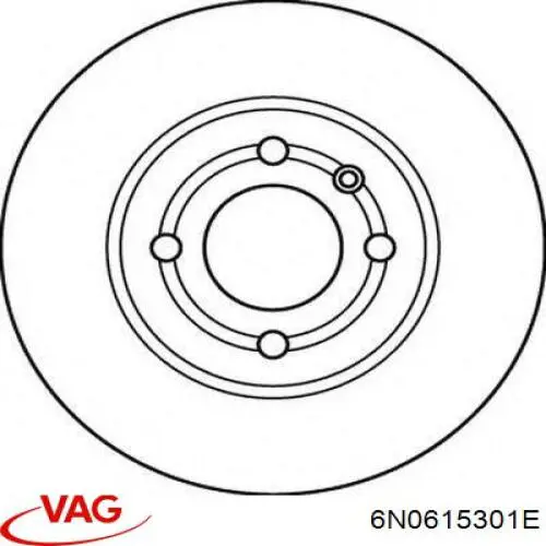 Frenos delanteros VAG 6N0615301E precio, desde 43,14 EUR