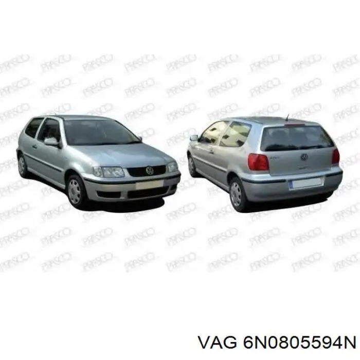 Comprar 6N0805594N VAG Soporte de radiador