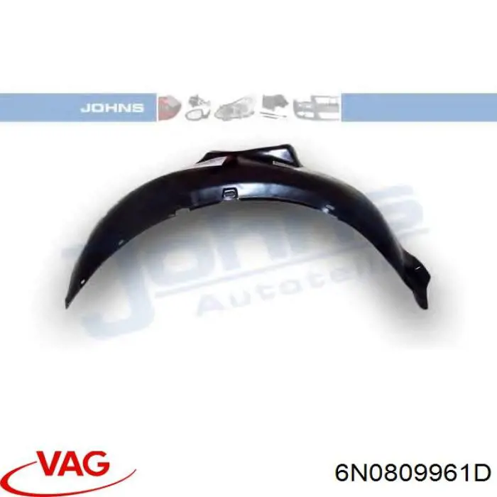 Guardalodos interior izquierdo, guardafango delantero VAG 6N0809961D precio, desde 20,01 EUR