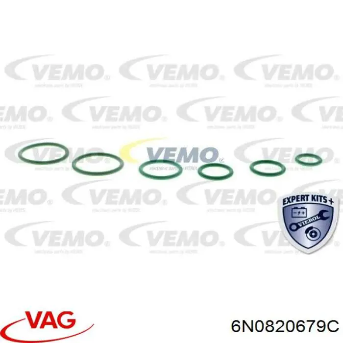 6N0820679C VAG Válvula TRV del aire acondicionado