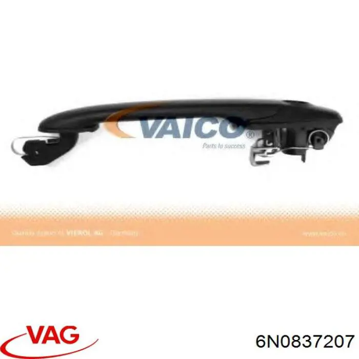 Manija exterior izquierda de puerta delantera VAG 6N0837207 precio, desde 15,62 EUR