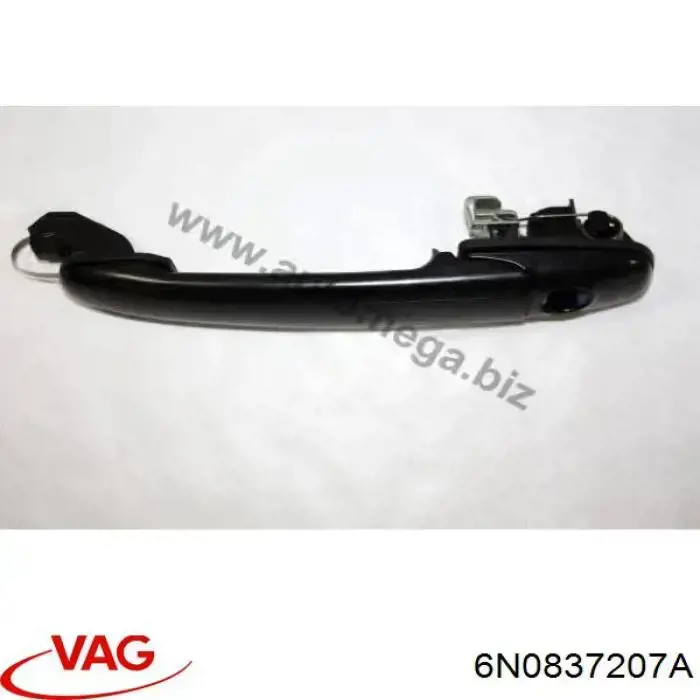 Manija exterior izquierda de puerta delantera VAG 6N0837207A precio, desde 15,62 EUR
