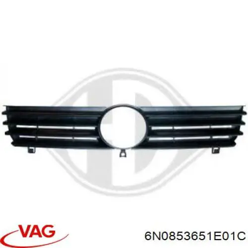 Rejilla delantera VAG 6N0853651E01C precio, desde 42,55 EUR