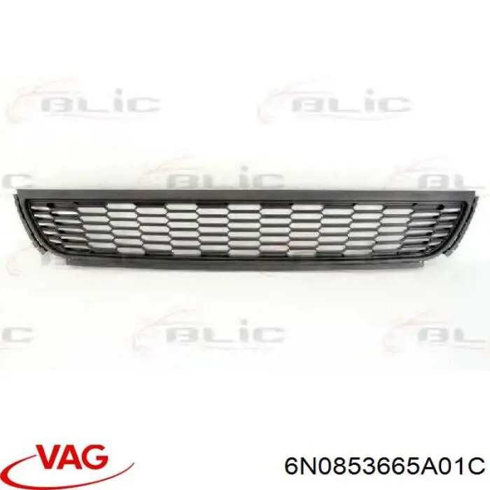 Comprar 6N0853665A01C VAG Moldura de parachoques delantera izquierda