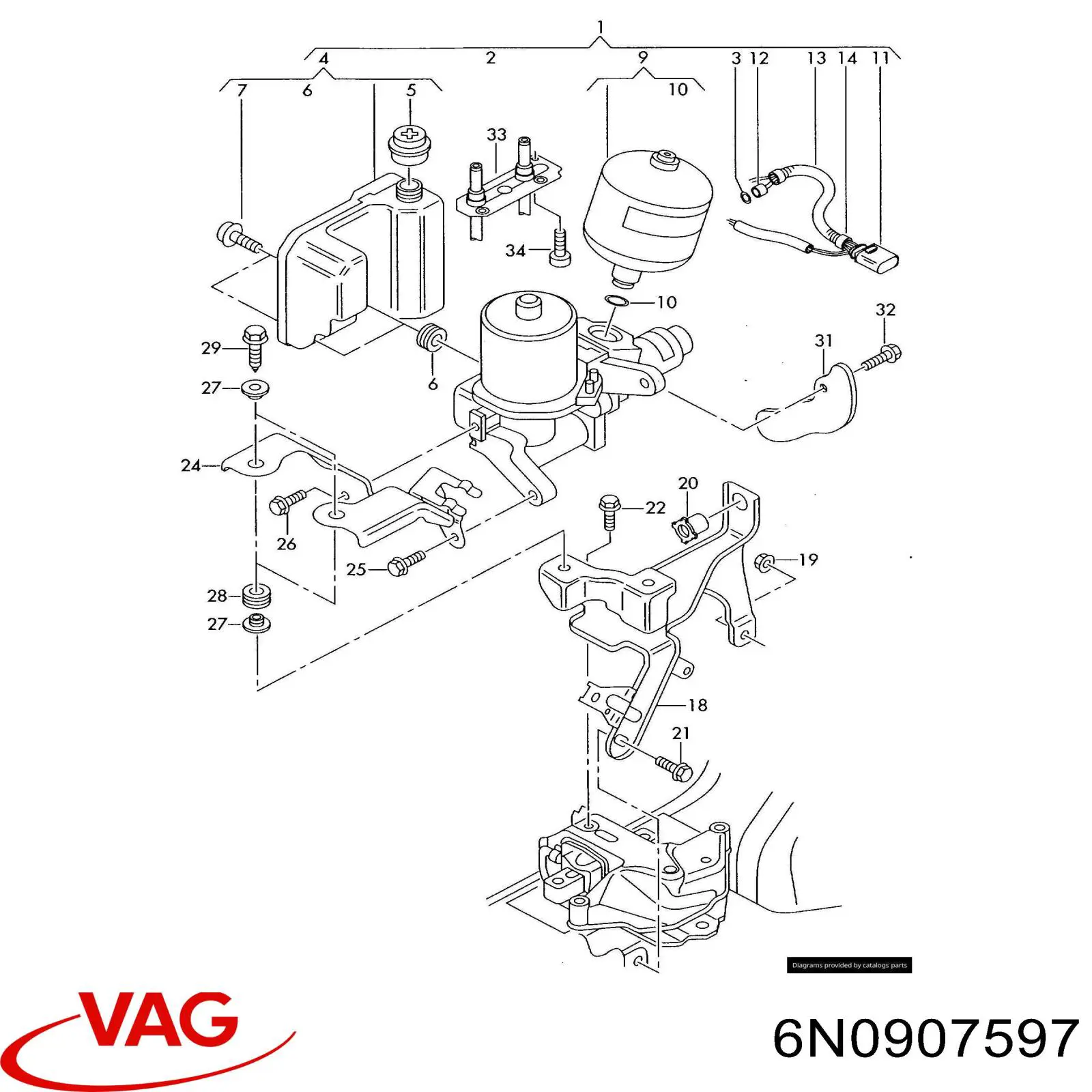 6N0907597 VAG