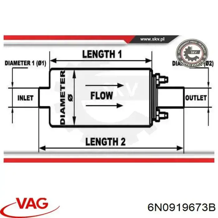 Indicador de nivel de combustible VAG 6N0919673B precio, desde 53,72 EUR