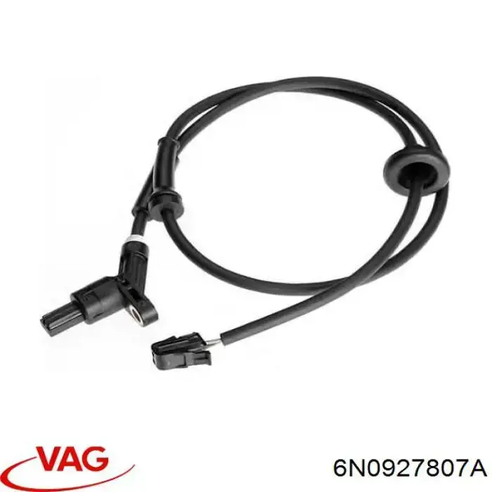 Sensor ABS trasero 6N0927807A VAG