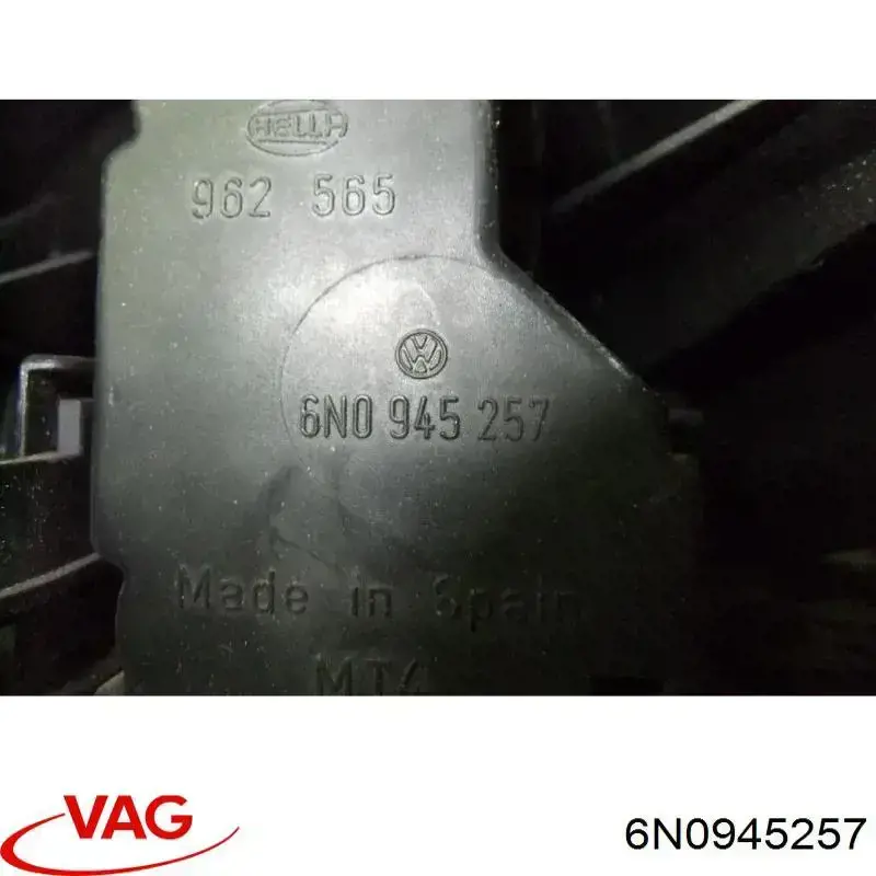 6N0945257 VAG Portalámparas de luz trasera