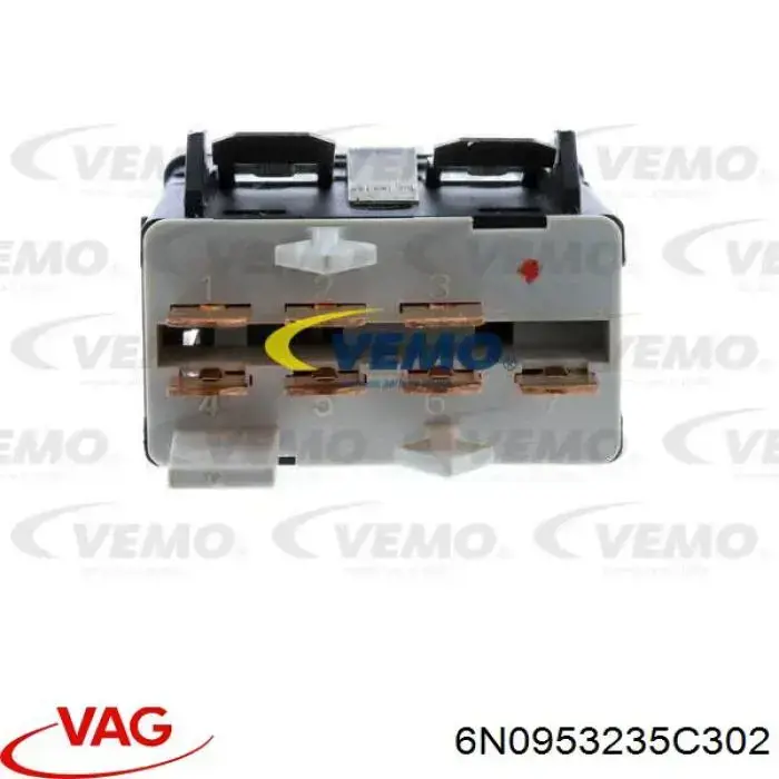 Comprar 6N0953235C302 VAG Boton de luz de emergencía
