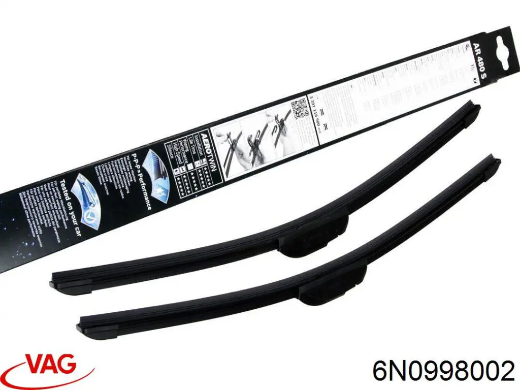 Comprar 6N0998002 VAG Escobilla del limpiaparabrisas del lado del pasajero