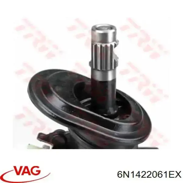Cremallera de dirección 6N1422061EX VAG