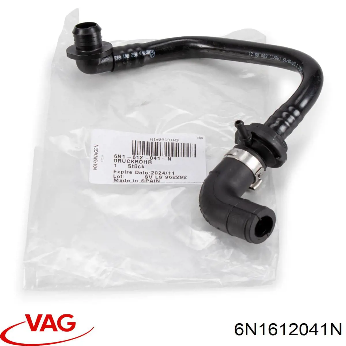 Tubo de vacío del servofreno VAG 6N1612041N precio, desde 78,20 EUR