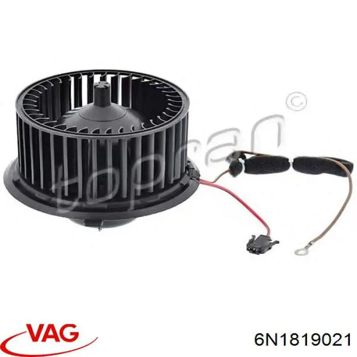 Ventilador habitáculo 6N1819021 VAG