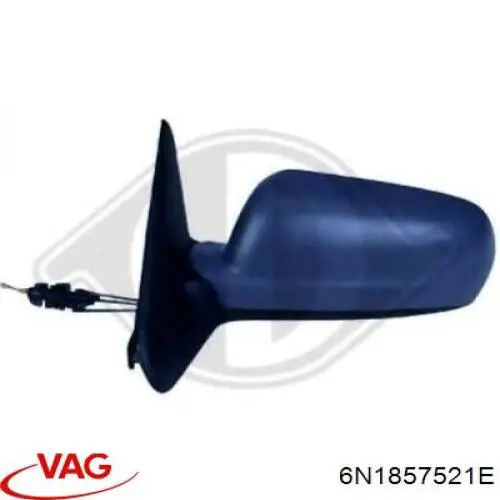 Cristal de Retrovisor Exterior Izquierdo VAG 6N1857521E
