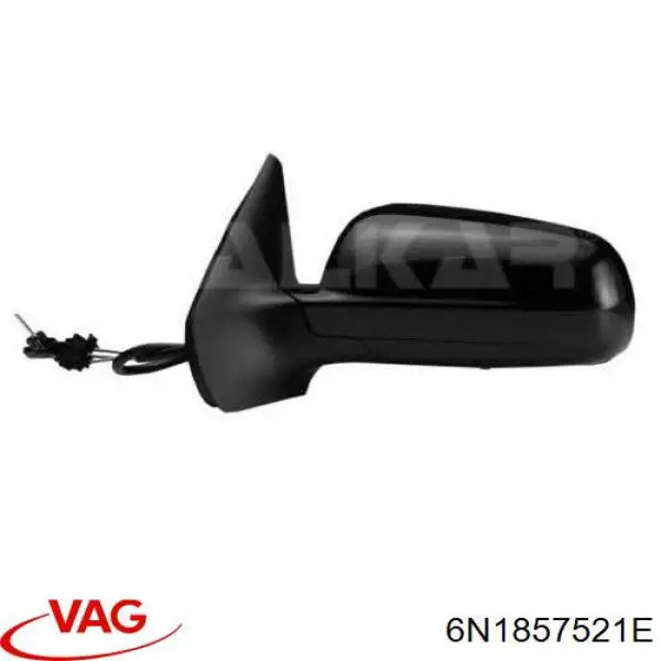 6N1857521E VAG Cristal de espejo retrovisor exterior izquierdo